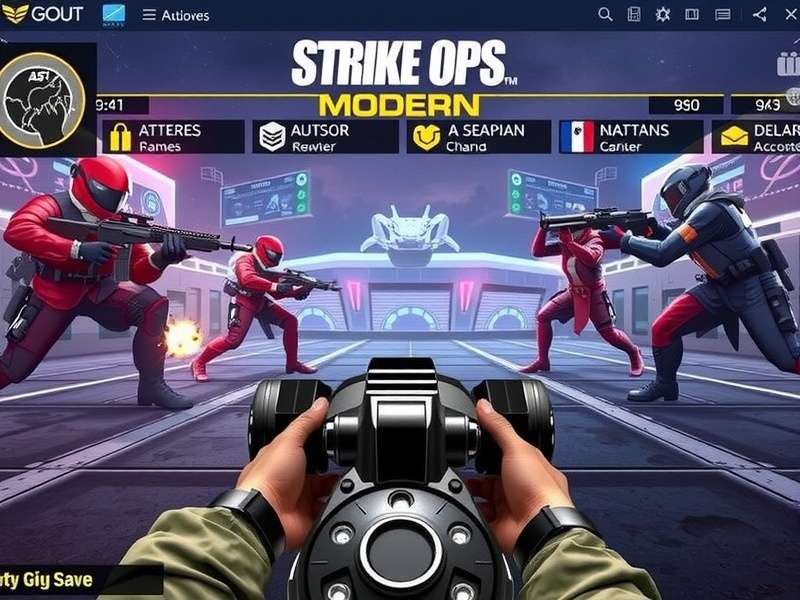 FPS Strike Ops Modern Arena Gameplay