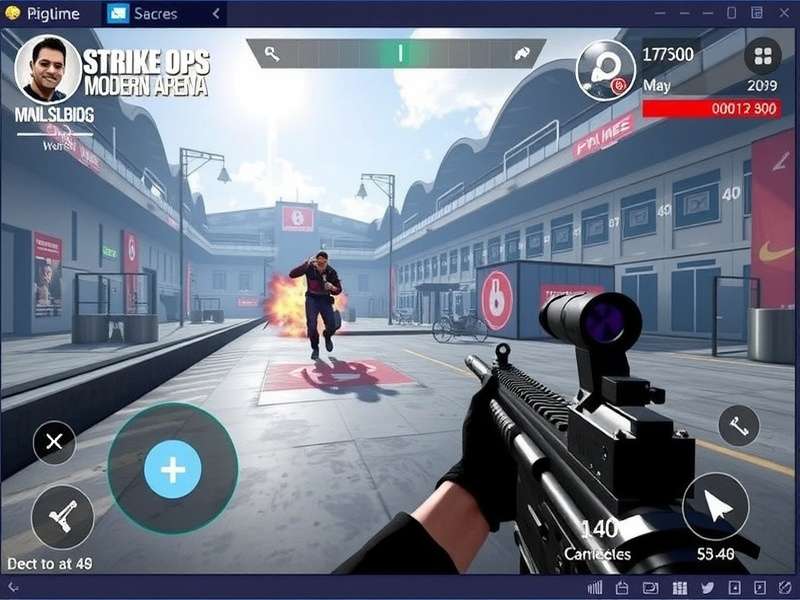 FPS Strike Ops Modern Arena Gameplay