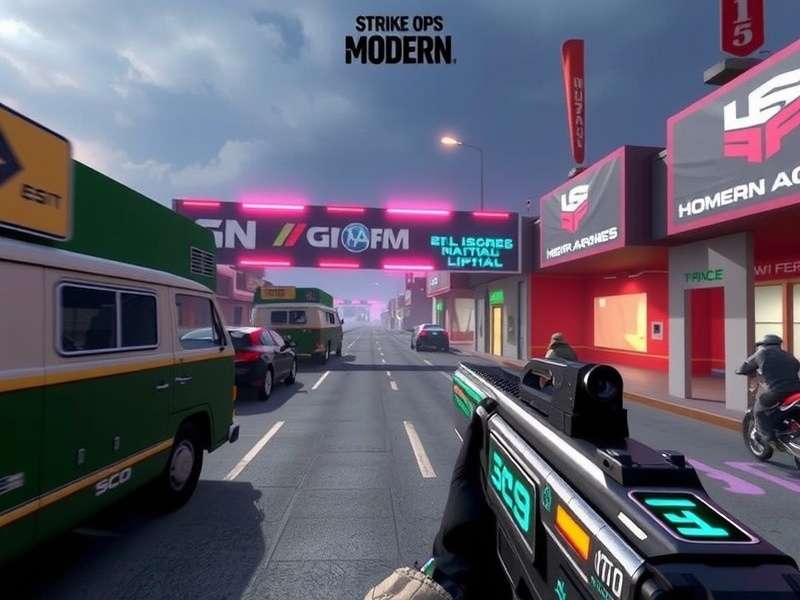 FPS Strike Ops Modern Arena Offline गेमप्ले