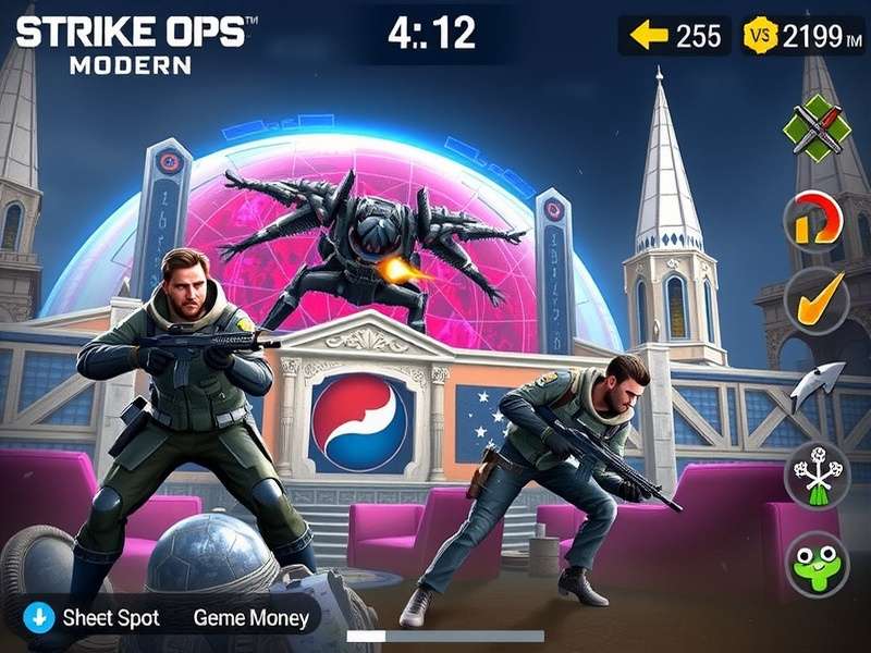 FPS Strike Ops Modern Arena Gameplay Screenshot