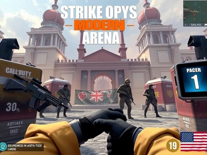 FPS Strike Ops Modern Arena Gameplay