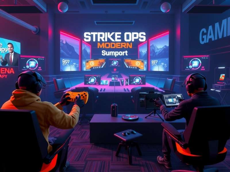 FPS Strike Ops Modern Arena Gameplay