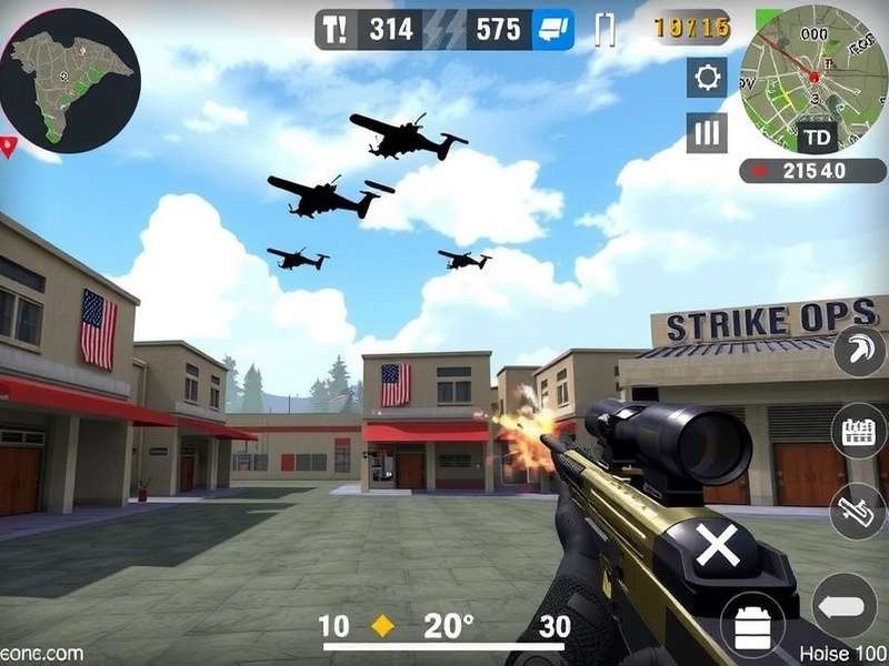 FPS Strike Ops Mod Apk Gameplay on Mobile