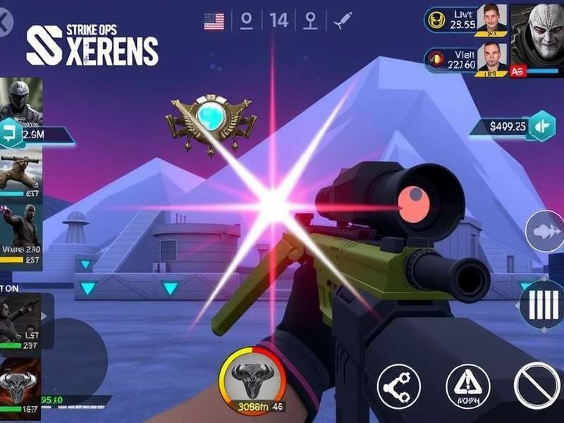 FPS Strike Ops Arena Modern Gameplay Screenshot