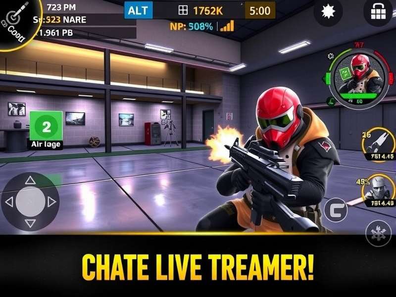 FPS Strike Ops Modern Arena gameplay screenshot on a mobile phone