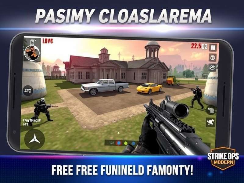 FPS Strike Ops Modern Arena Gameplay Screenshot