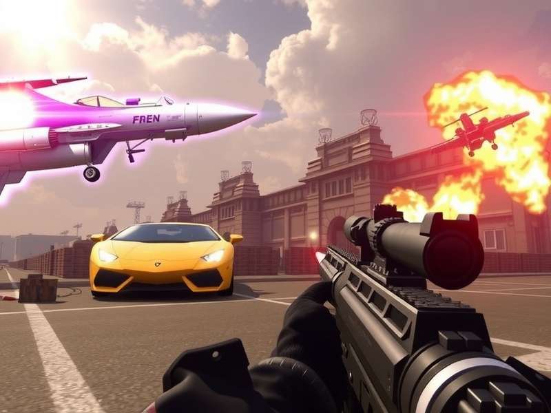 FPS Strike Ops Modern Arena DLC action screenshot