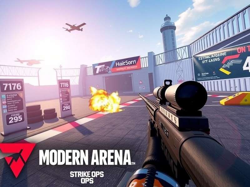FPS Strike Ops Modern Arena Mod Gameplay Screenshot