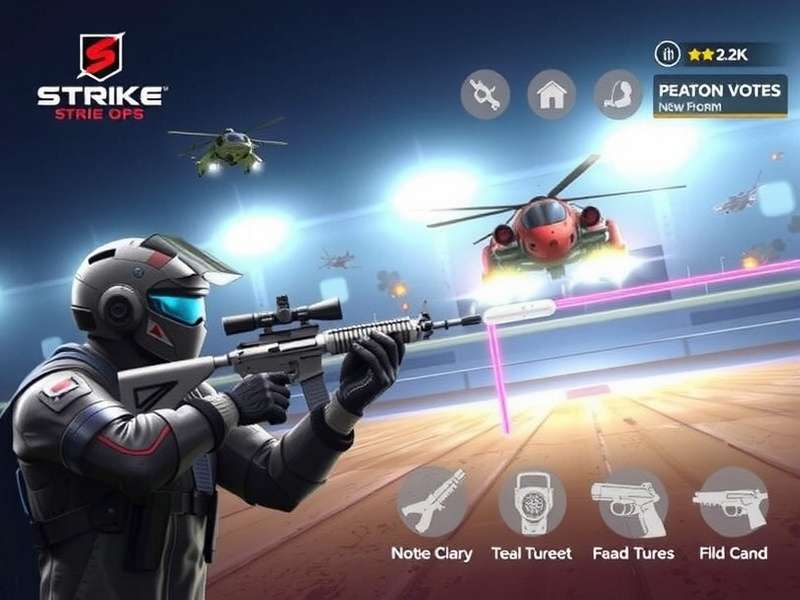 FPS Strike Ops Modern Arena Mod Apk gameplay on Windows PC showing enhanced graphics and UI