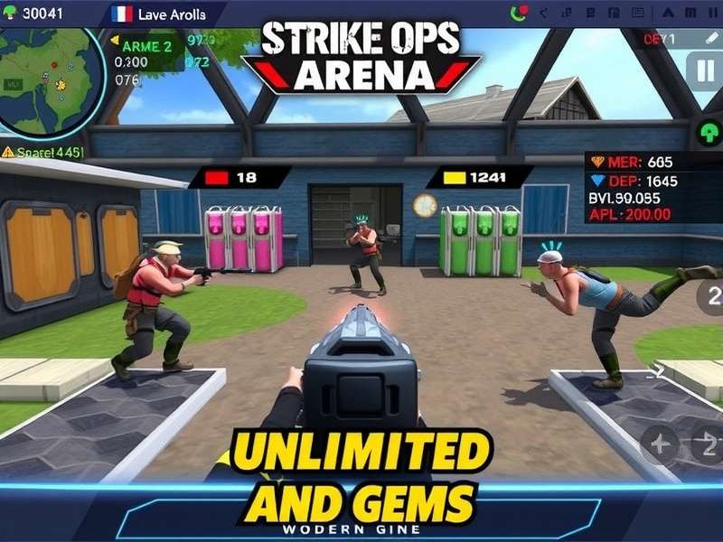 FPS Strike Ops Modern Arena gameplay screenshot