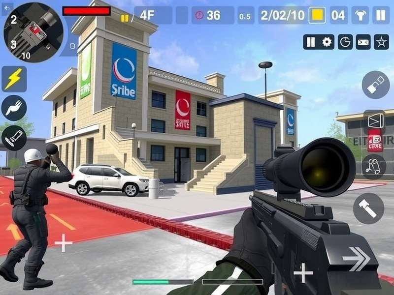 FPS Strike Ops Modern Arena Gameplay Screenshot