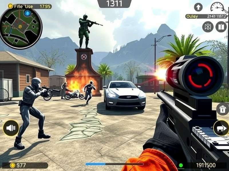 Fps Strike Ops Unlimited Money Download - Hero image showing gameplay with unlimited resources