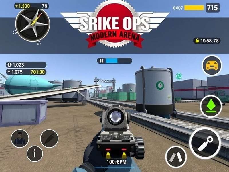 Fps Strike Ops Modern Arena Hack Unlimited Money - Hero Banner showing intense combat scene