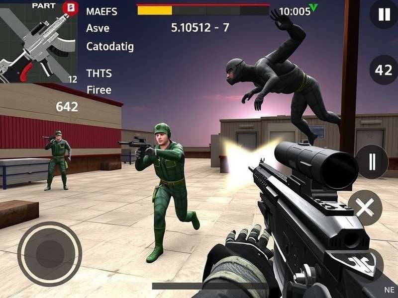 FPS Strike Ops Modern Arena Mod Apk gameplay action screenshot