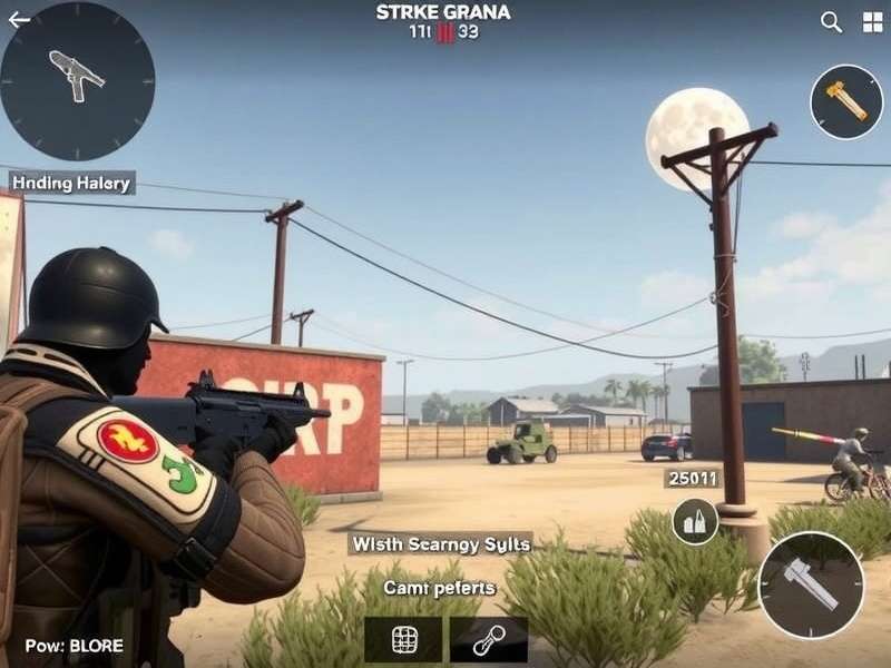 FPS Strike Ops intense combat gameplay on Indian server